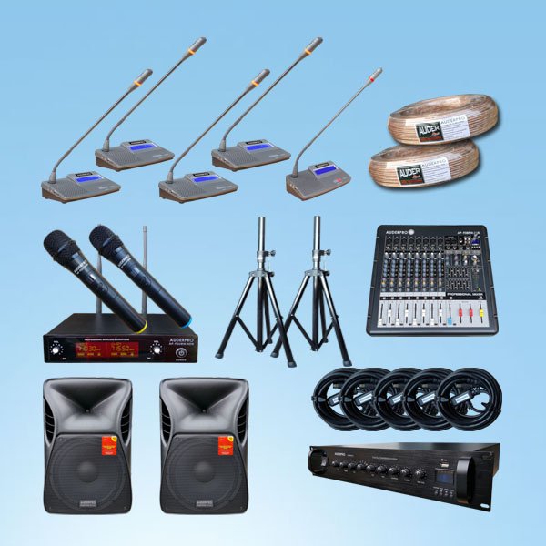 Paket Conference System Kabel AUDERPRO P4